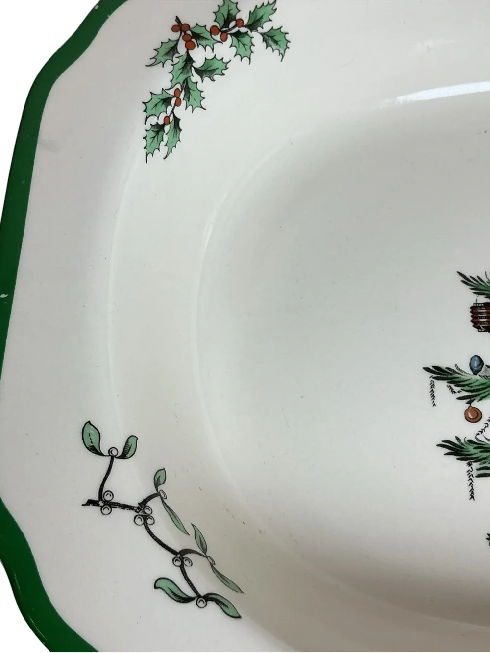 Spode Christmas Tree Serve Dish 11 x 8.5 S3324 R